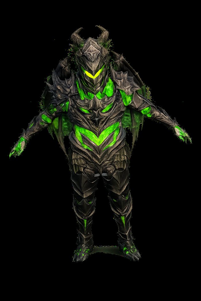 Skin tenue Dragon Knight Green