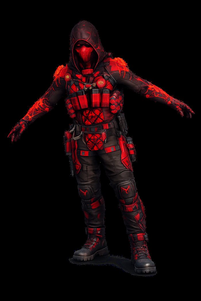 Skin tenue Redcore